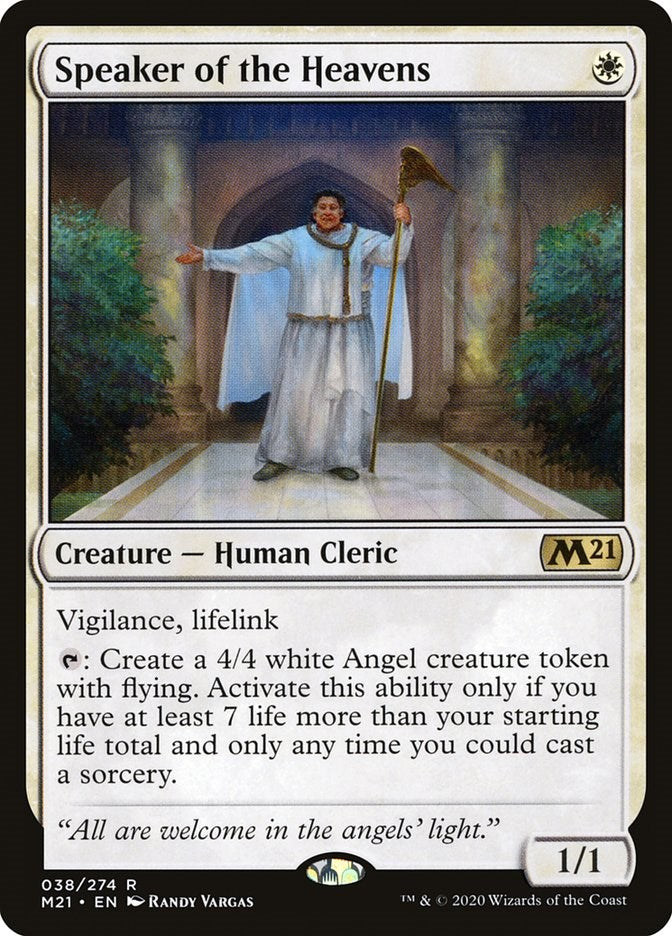Speaker of the Heavens Speaker of the Heavens