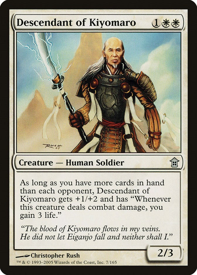 Descendant of Kiyomaro [SOK - 7]