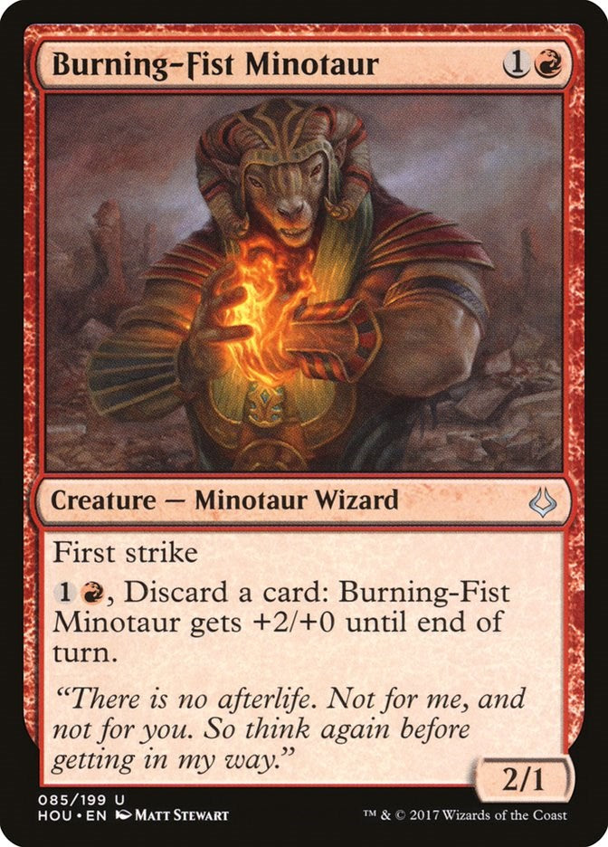 Burning-Fist Minotaur [HOU - 85]