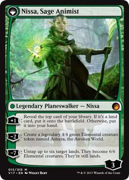 Nissa, Vastwood Seer (Back)