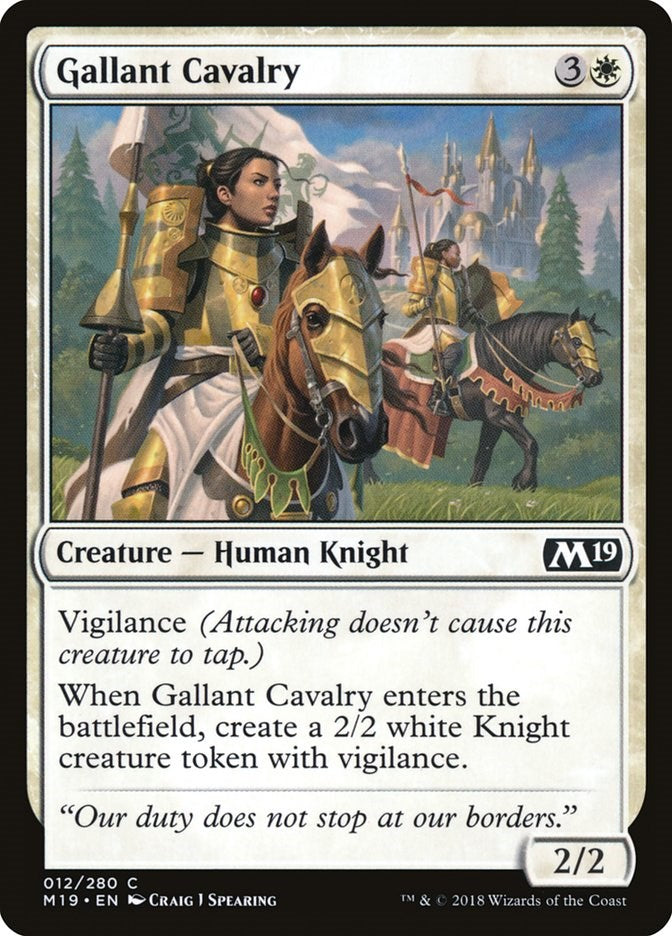 Gallant Cavalry [M19 - 12]
