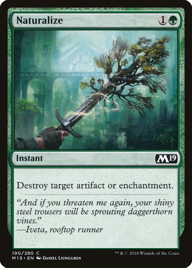 Naturalize [M19 - 190]