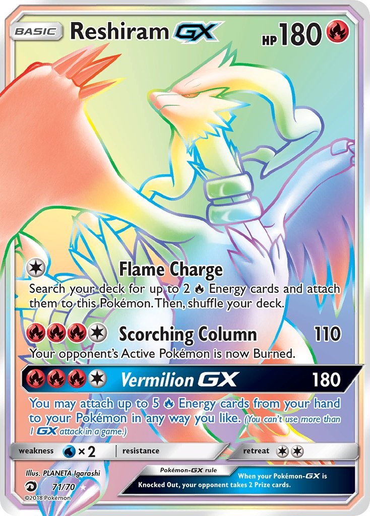 Reshiram GX (Secret) [DRM - 71/70]