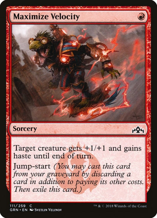Maximize Velocity [GRN - 111]