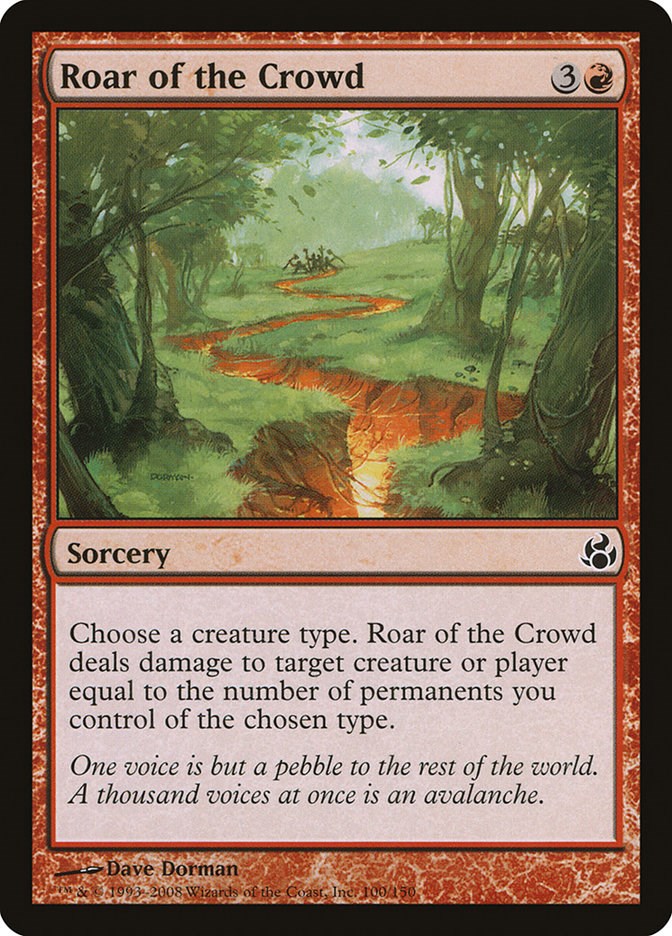 Roar of the Crowd [MOR - 100]