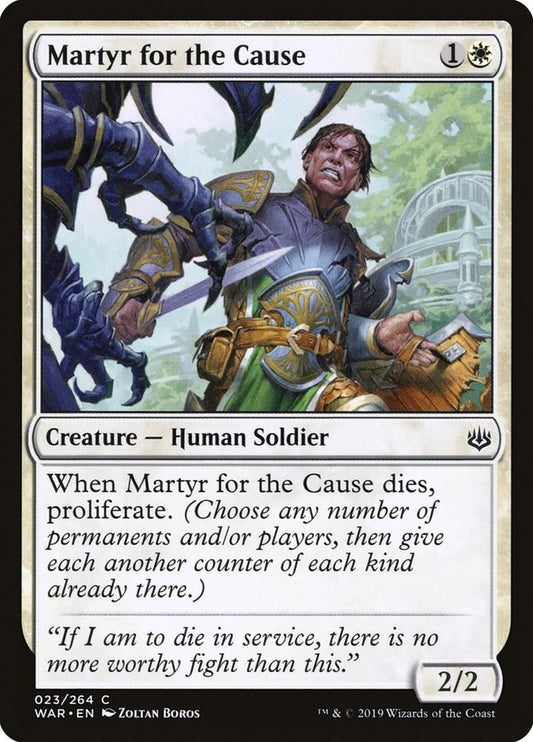 Martyr for the Cause [WAR - 23]