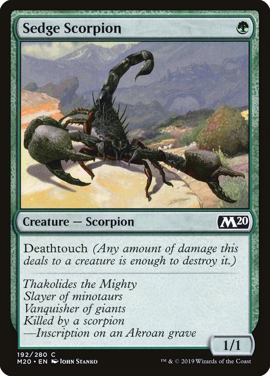 Sedge Scorpion [M20 - 192]