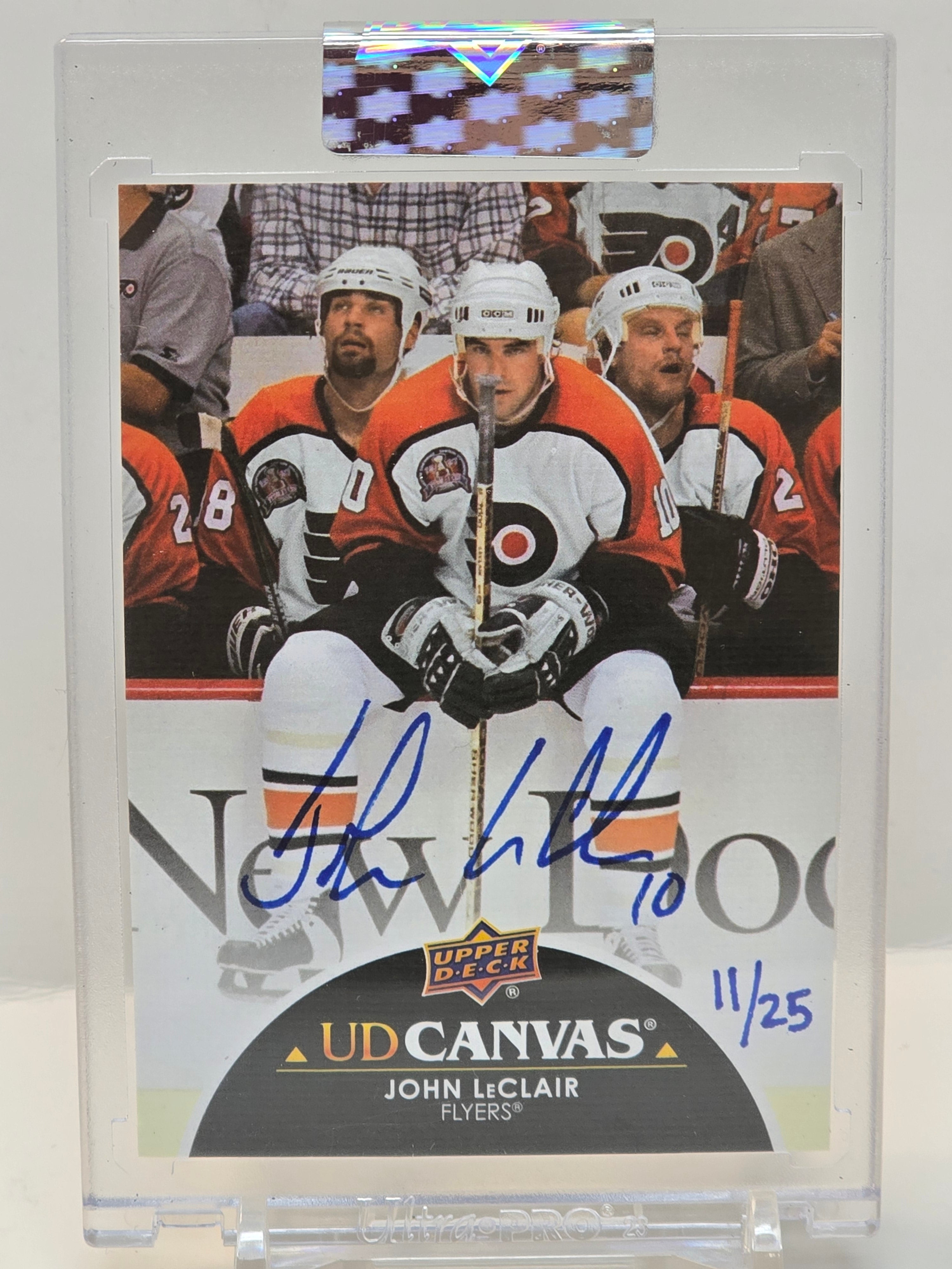 UD Clear Cut Canvas Signatures #CSJL John LeClair 2021-22