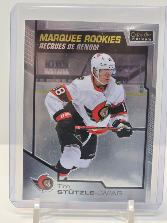 O-Pee-Chee Platinum #199 Tim Stutzle RC 2020-21