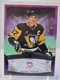 UD Diamond Stars Diamond Relic Autographs Purple #BDSSC Sidney Crosby 2023-24