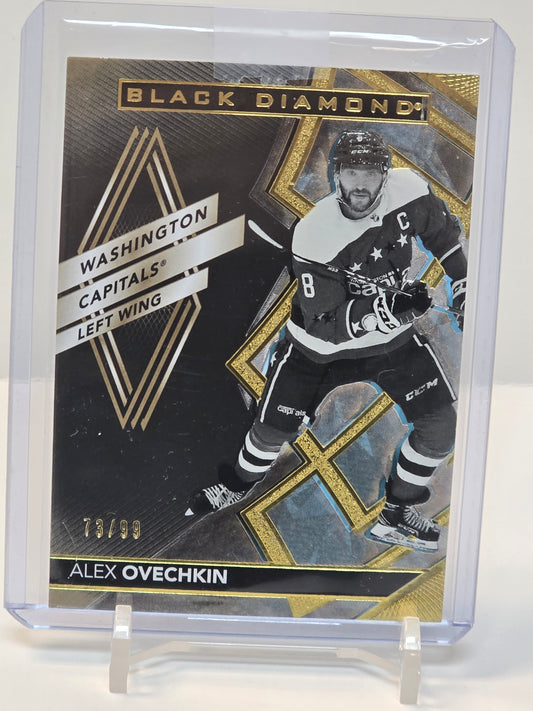 UD Black Diamond Pure Black #BDBAO Alex Ovechkin/99 2020-21