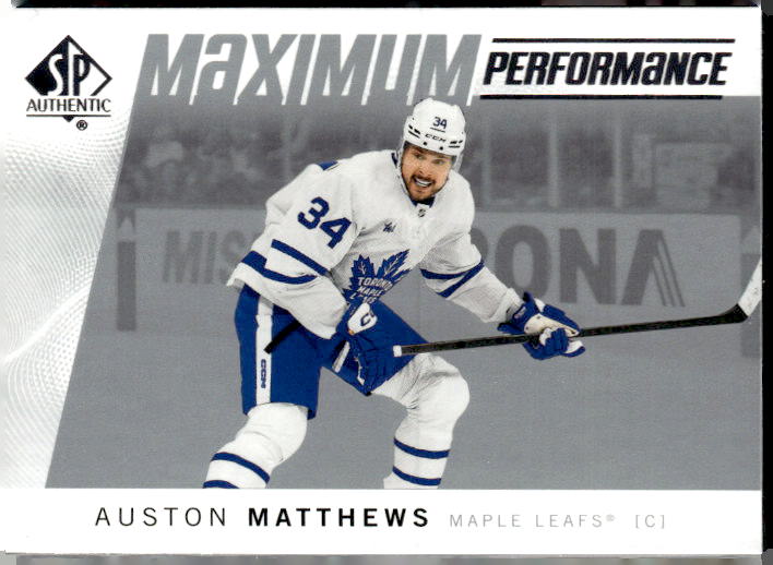 2024-25 SP Authentic Maximum Performance #MP23 Auston Matthews
