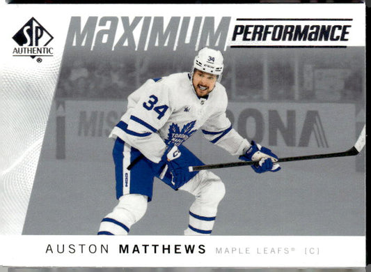 2024-25 SP Authentic Maximum Performance #MP23 Auston Matthews