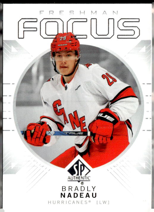 2024-25 SP Authentic Freshman Focus #FF1 Bradly Nadeau
