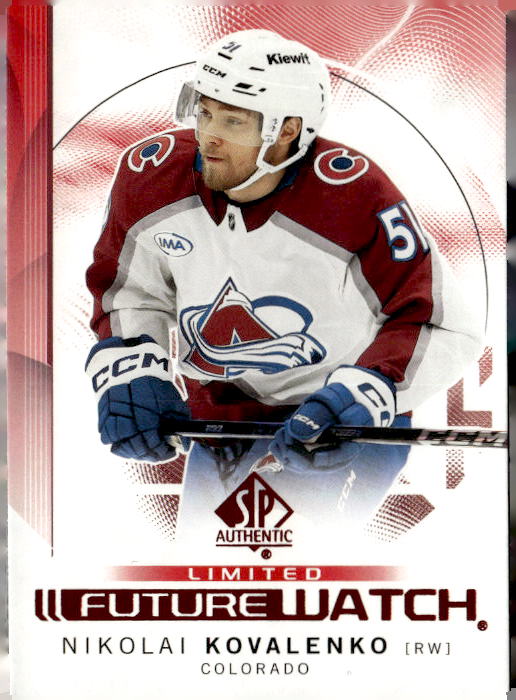 2024-25 SP Authentic Limited Red #159 Nikolai Kovalenko FW
