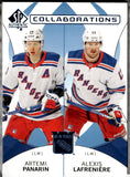 2024-25 SP Authentic Collaborations Blue #C6 Artemi Panarin/Alexis Lafreniere