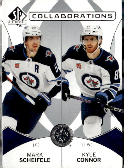 2024-25 SP Authentic Collaborations #C23 Mark Scheifele/Kyle Connor