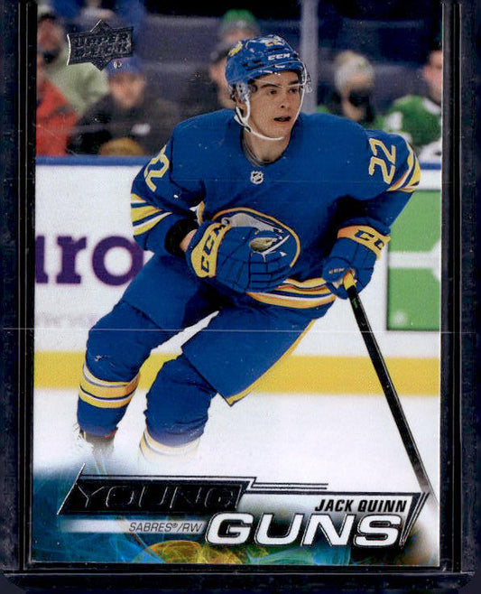 2022-23 Upper Deck #204 Jack Quinn YG RC
