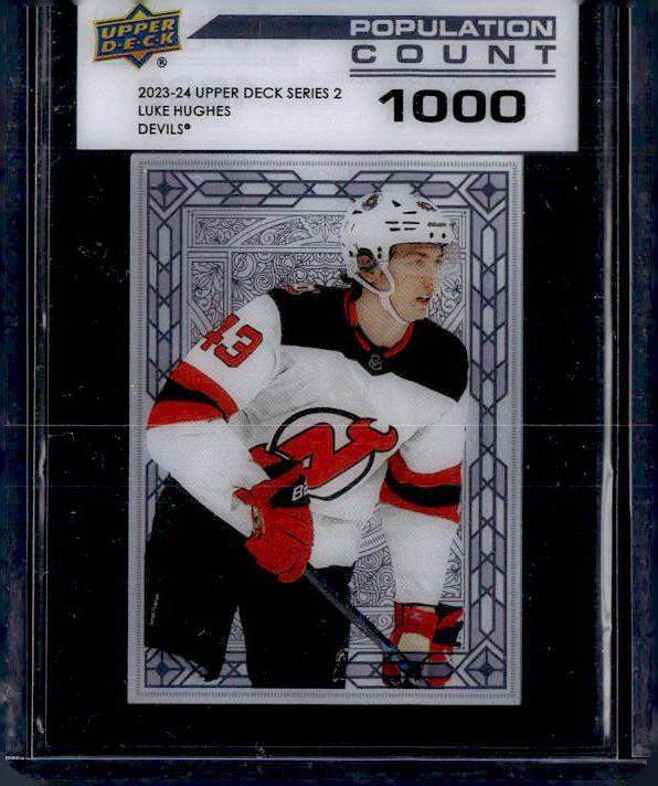 2023-24 Upper Deck Population Count 1000 #PC49 Luke Hughes