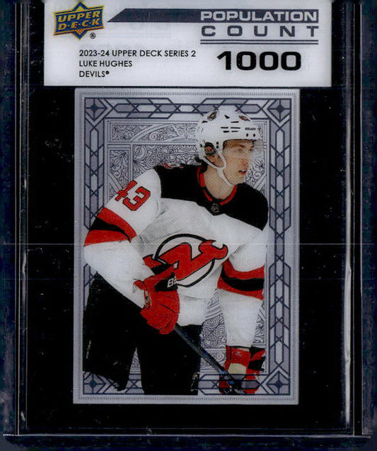 2023-24 Upper Deck Population Count 1000 #PC49 Luke Hughes