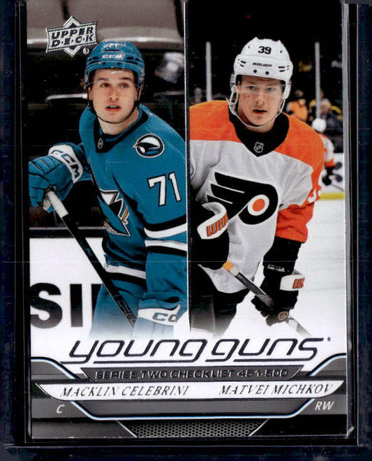 2024-25 Upper Deck #500 Macklin Celebrini/Matvei Michkov YG CL