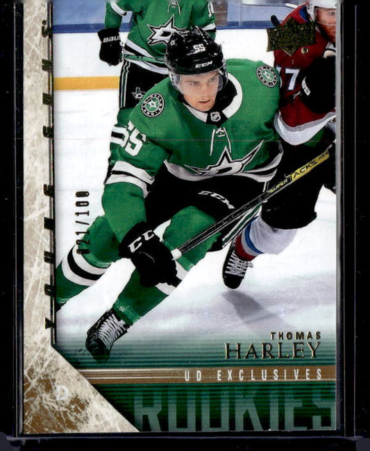 2020-21 Upper Deck '05-06 Upper Deck Tribute Exclusives #T97 Thomas Harley YG 021/100