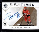 2018-19 SP Authentic Sign of the Times Inscriptions #SOTTTT Teuvo Teravainen