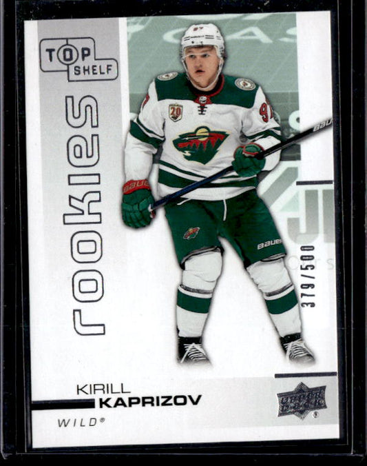 2020-21 Upper Deck UD Top Shelf Rookies #TS9 Kirill Kaprizov 379/500