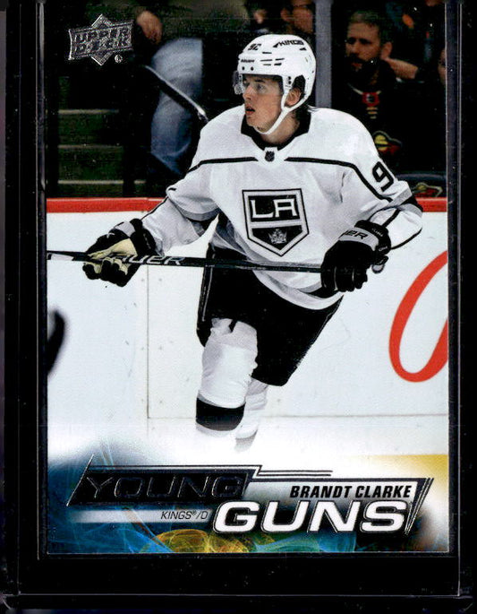 2022-23 Upper Deck #470 Brandt Clarke YG RC