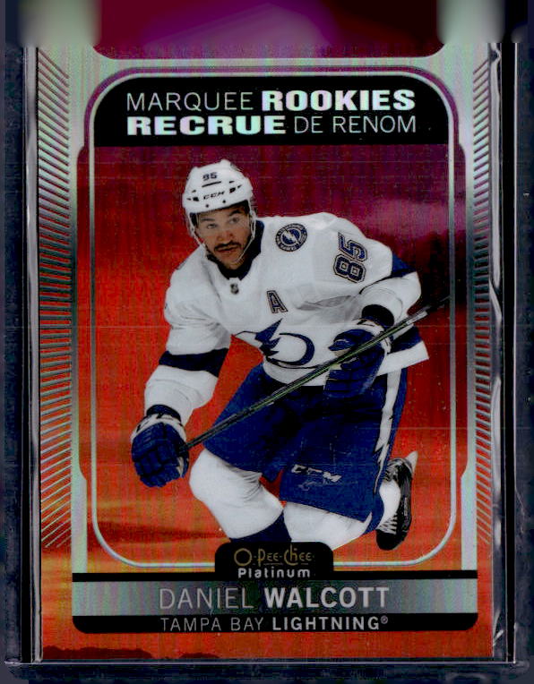2021-22 O-Pee-Chee Platinum Orange Checkers #258 Daniel Walcott
