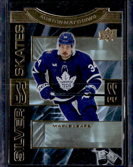 2023-24 Upper Deck Silver Skates Gold #SS30 Auston Matthews