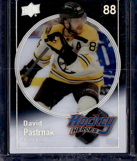 2023-24 Upper Deck Hockey Heroes #HH3 David Pastrnak