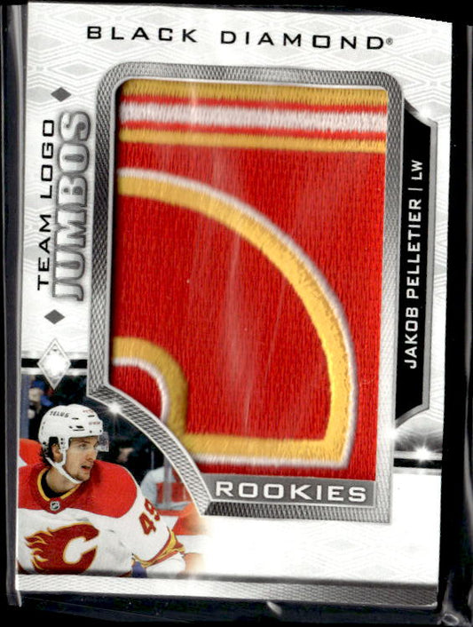 2023-24 Black Diamond Rookie Team Logo Jumbo Patches #RTLJP Jakob Pelletier