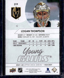 2021-22 Upper Deck #219 Logan Thompson YG RC