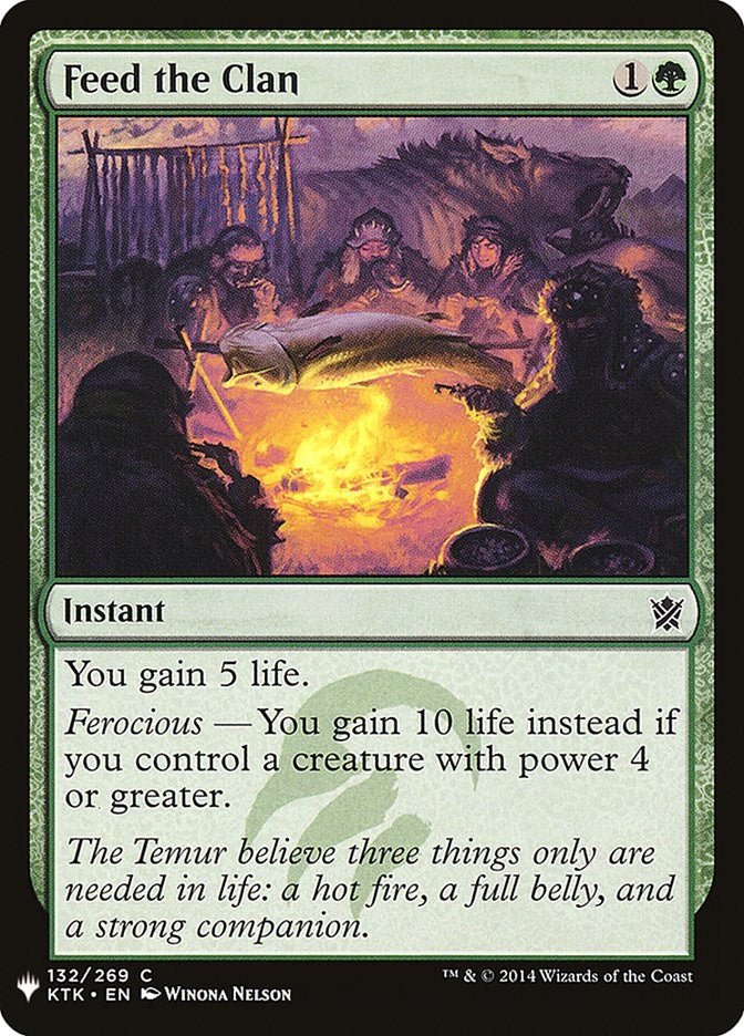 Feed the Clan [LIST - 132]