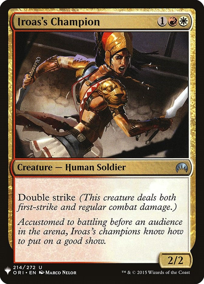 Iroas's Champion [LIST - 214]
