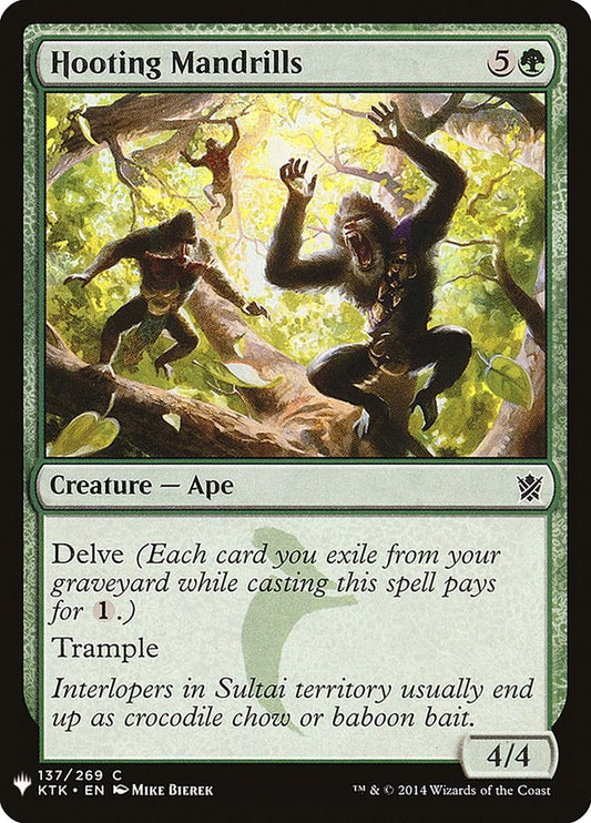 Hooting Mandrills [LIST - 137]