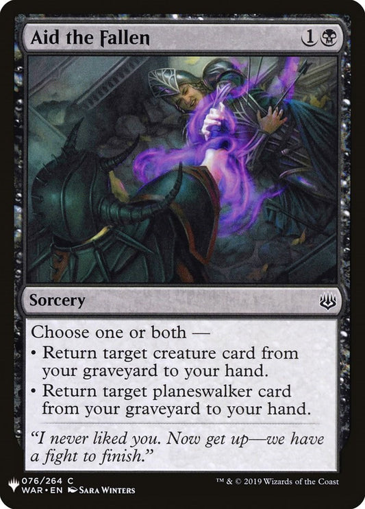 Aid the Fallen [LIST - 76]