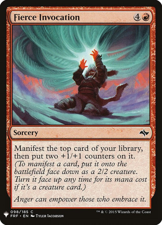 Fierce Invocation [LIST - 98]