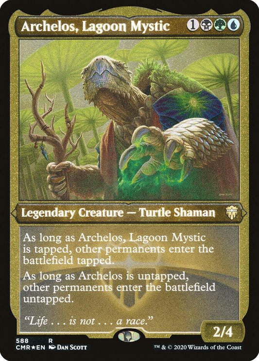 Archelos, Lagoon Mystic (Foil Etched) [CMR - 588]
