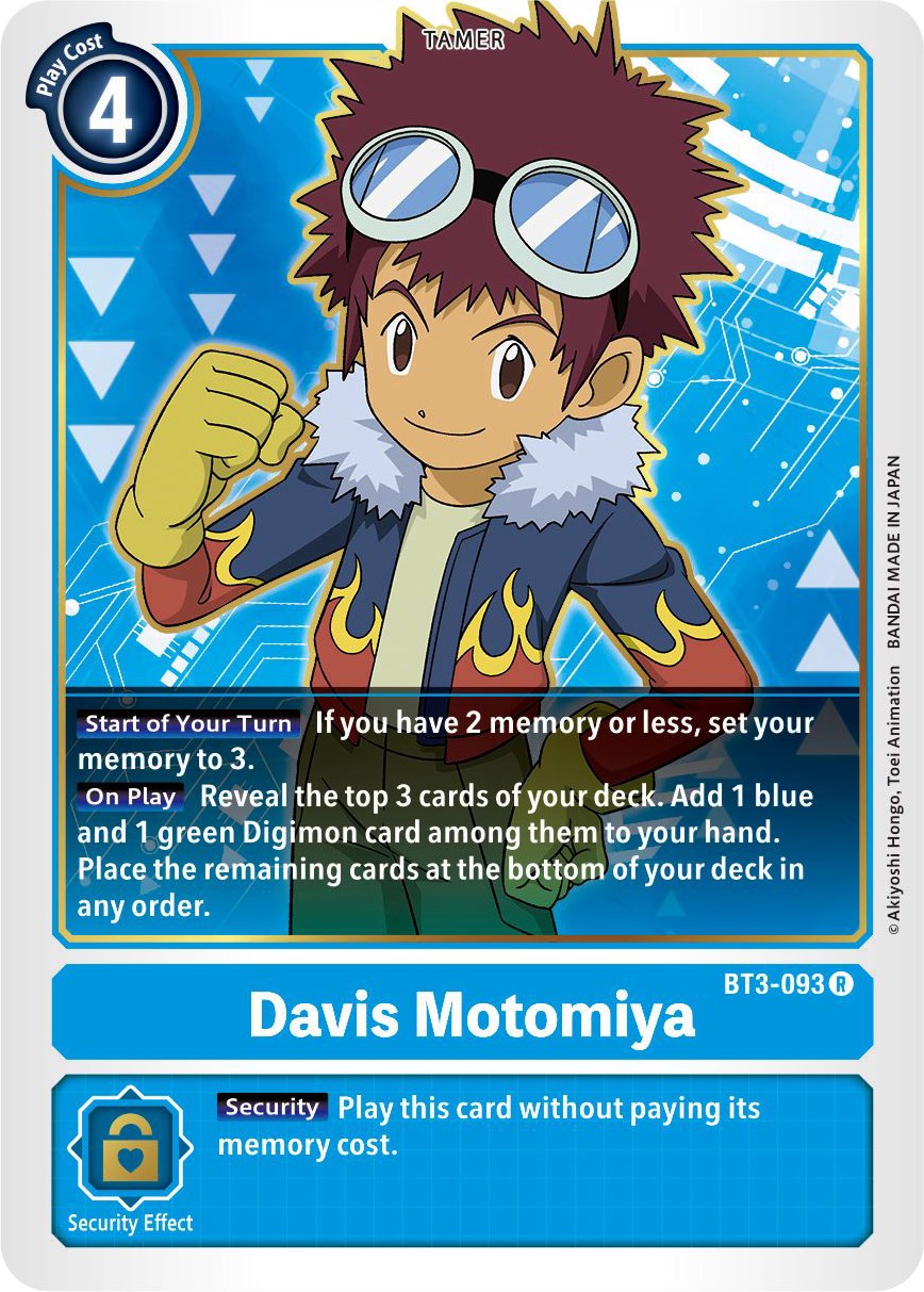 Davis Motomiya [BT01-03B - BT3-093 R]