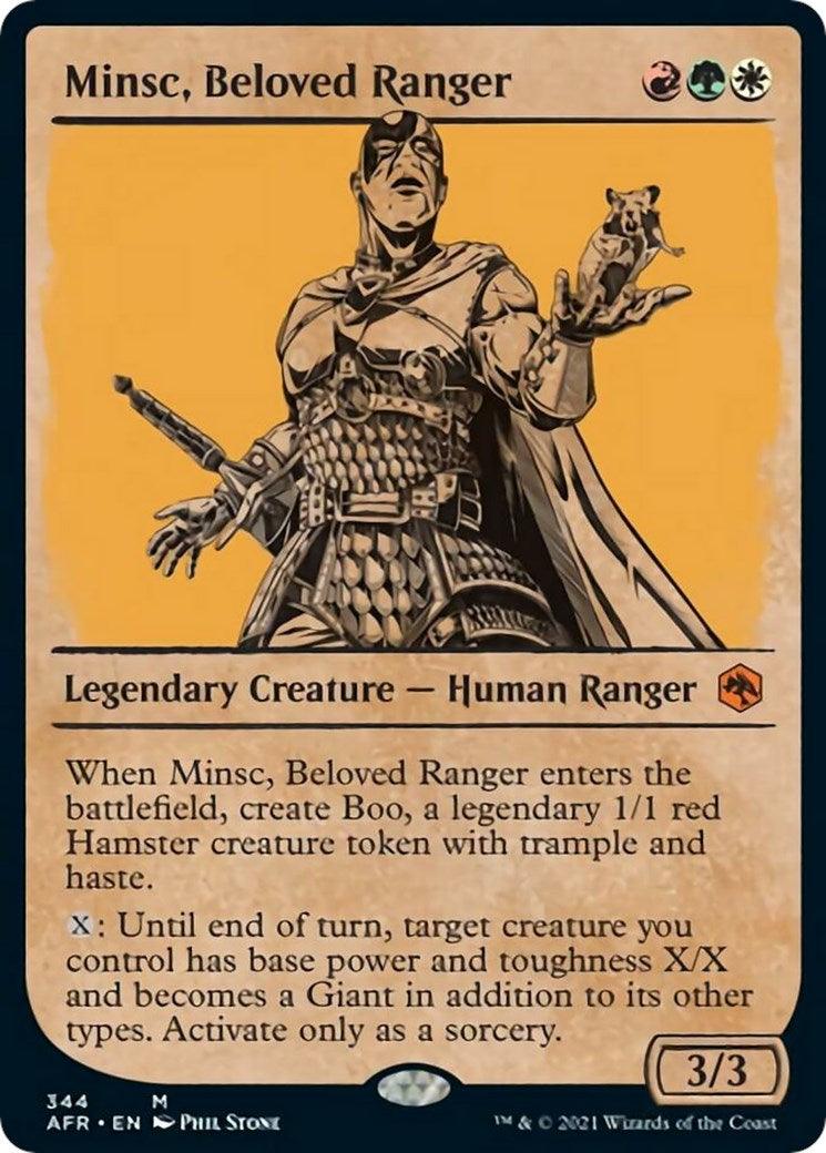 Minsc, Beloved Ranger (Showcase) [AFR - 344]