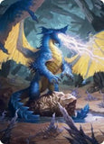 Blue Dragon Art Card