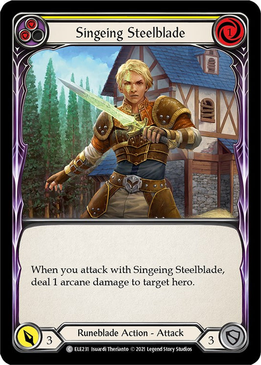 Singeing Steelblade (Yellow) [ELE - ELE231]