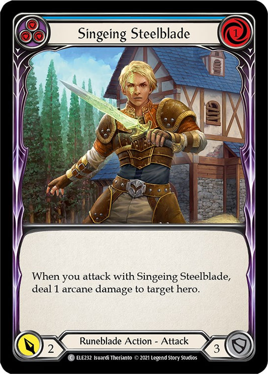 Singeing Steelblade (Blue) [ELE - ELE232]