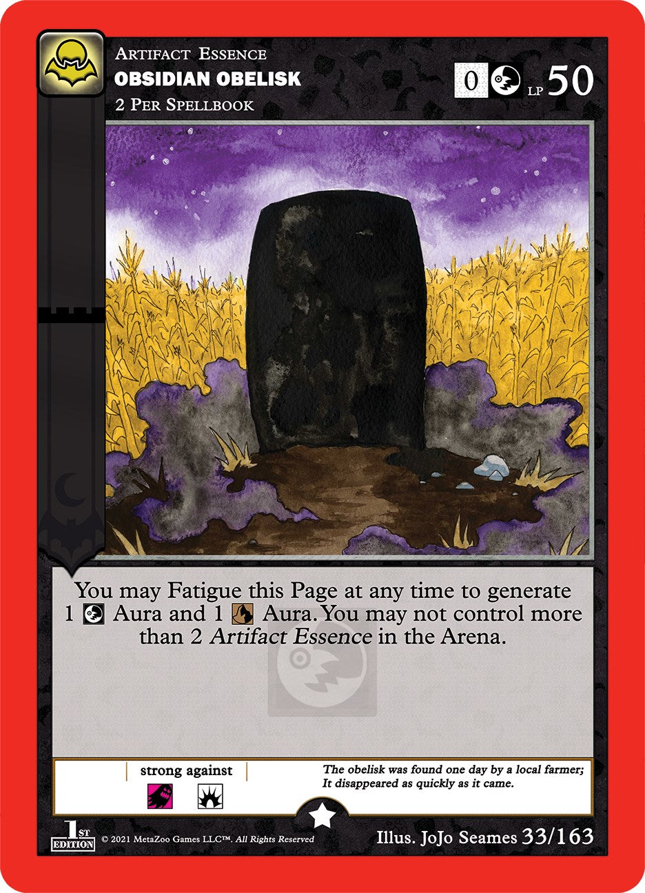Obsidian Obelisk [NFFE - 33/163]