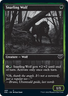 Snarling Wolf (486) [DBL - 486]