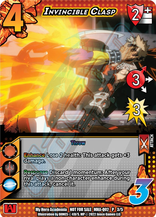 Invincible Clasp (Quirk Pack 2) [MHAP - MHA-Q02 P 3/5]