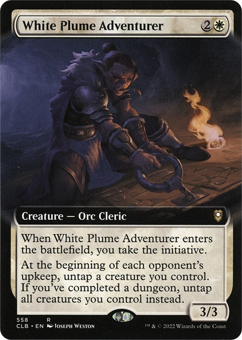 White Plume Adventurer (Extended Art) [CLB - 558]