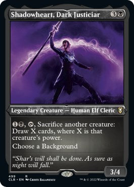 Shadowheart, Dark Justiciar (Foil Etched) [CLB - 499]